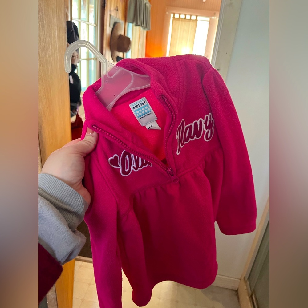 Quarter zip toddler jacket
